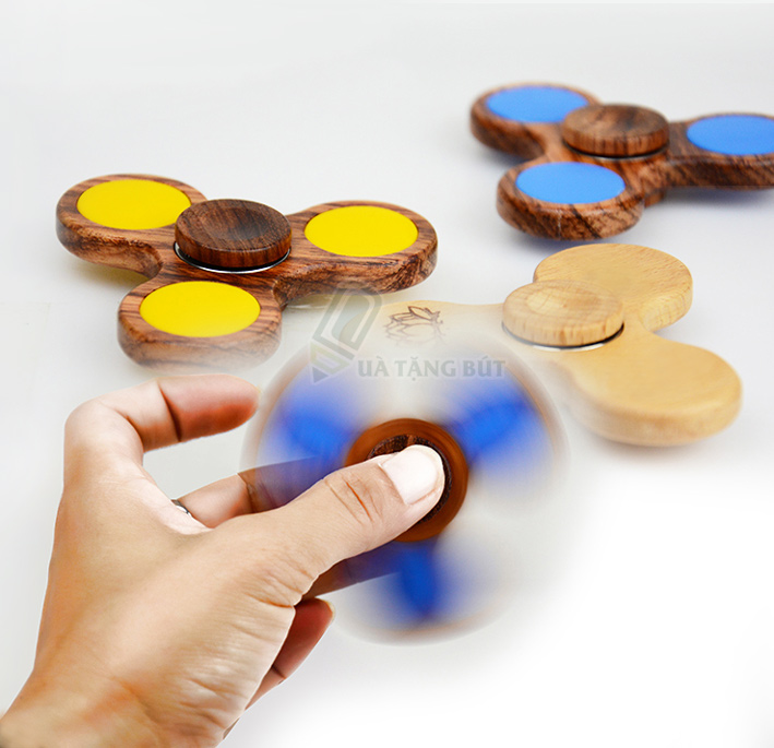 Fidget Spinner Quà Tặng Con quay gỗ giảm stress