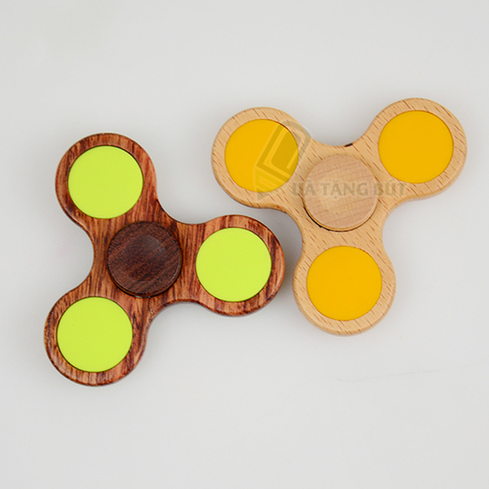 Fidget Spinner Quà Tặng Con quay gỗ giảm stress