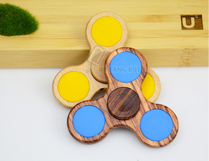 Fidget Spinner Quà Tặng Con quay gỗ giảm stress