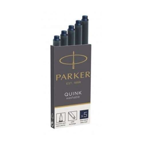 Hộp ống bút mực Parker xanh đen chính hãng